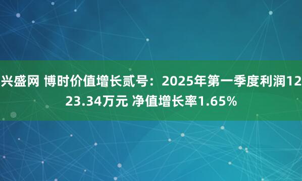兴盛网 博时价值增长贰号：2025年第一季度利润1223.34万元 净值增长率1.65%